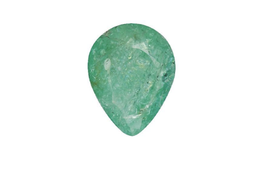 Pear Brilliant Cut Green Tourmaline 'Paraiba Tourma' 20.16 Carat - GIA - Image 1 of 2