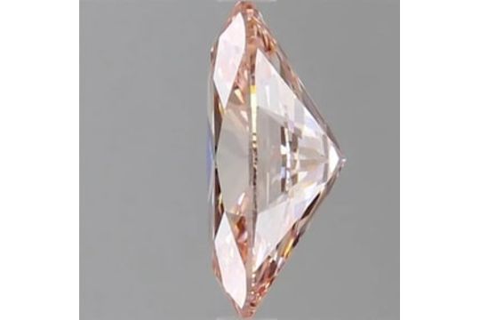 Oval Cut Diamond 2.01 Carat Fancy Intense Pink VS1 Clarity IGI Certificate - Bild 2 aus 5