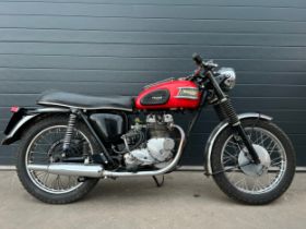 Triumph T90 motorcycle. 1963. 349cc. Frame No. H30068 Engine No. T90-H-30068 Runs and rides.