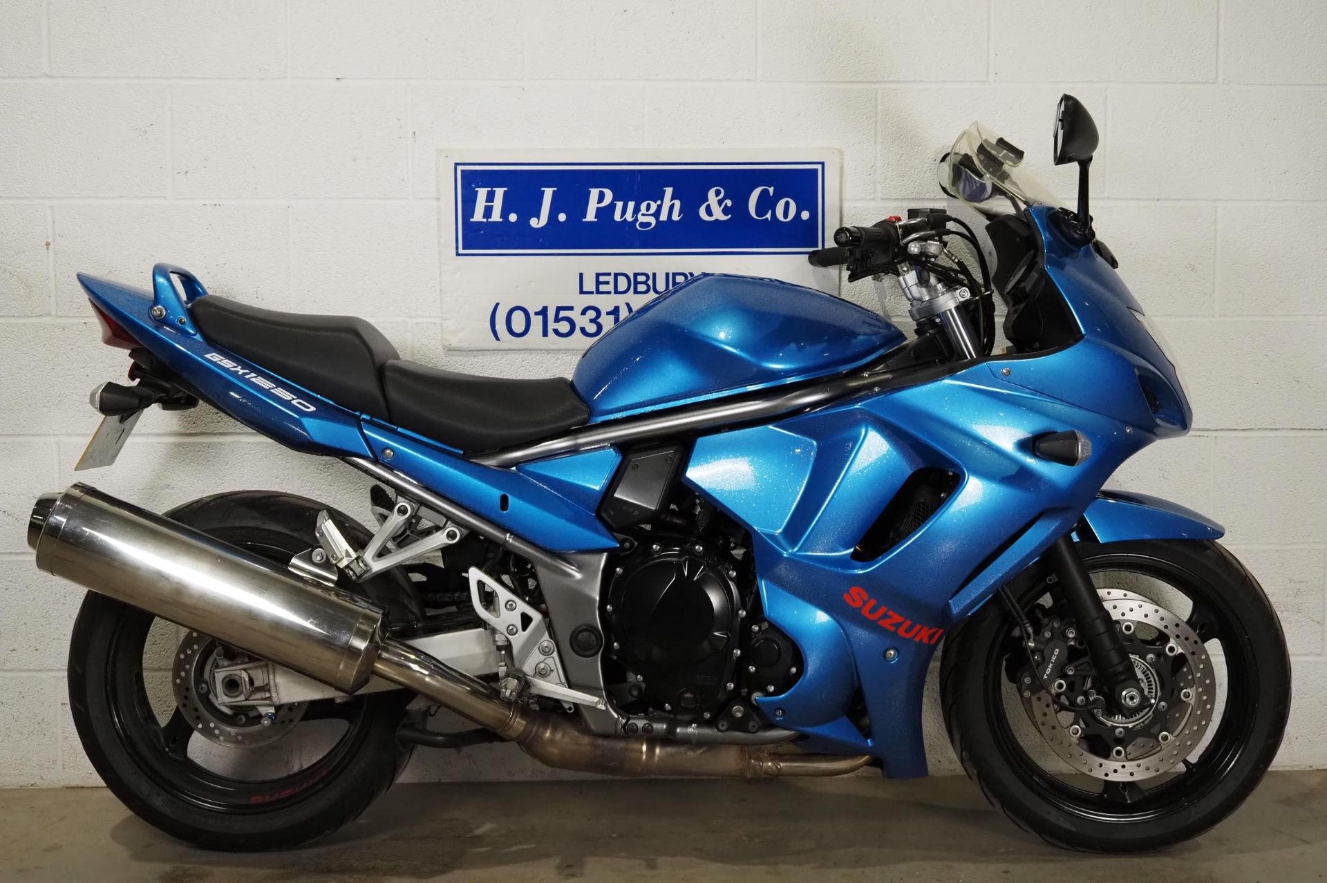 Suzuki GSX 1250, 2013. Purchased from Honda main dealer in 2023 by senior rider, only used