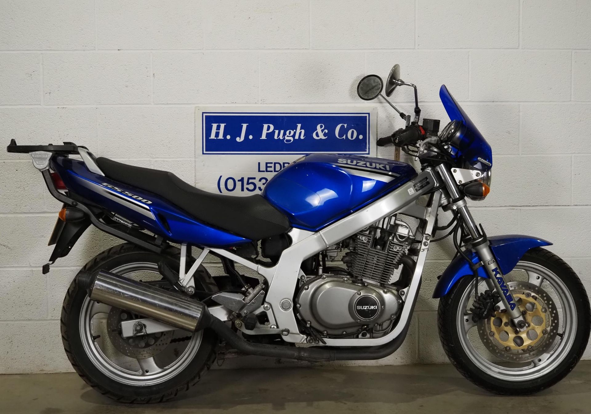 Suzuki GS500 motorcycle. 2001. 487ccFrame No. JS1BK111200100035Engine ...