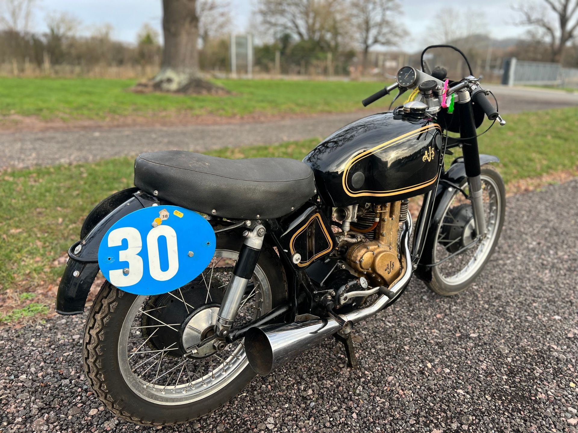 AJS 7R "Boy Racer" motorcycle. 1949. 350cc Frame No. Engine No. 7R 846 Runs and rides. Lovely - Image 3 of 4