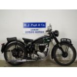BSA C11 motorcycle. 1953. 250cc Frame No. BC10S 1585 Engine No. BC11 3169 Runs and rides, had a