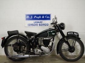 BSA C11 motorcycle. 1953. 250cc Frame No. BC10S 1585 Engine No. BC11 3169 Runs and rides, had a