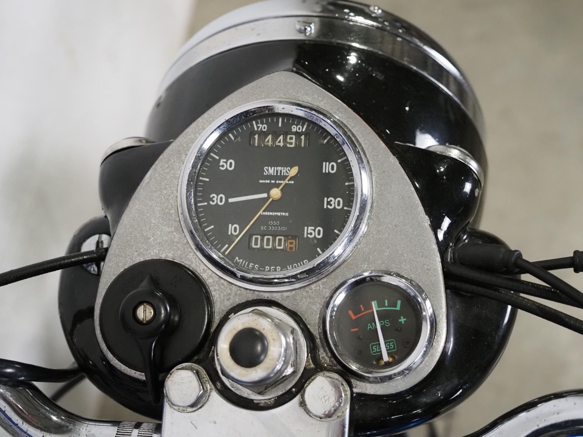 Royal Enfield Super Meteor motorcycle. 1955. 700cc. Frame No. T73205 Engine No. 7T3205 Engine - Image 6 of 7