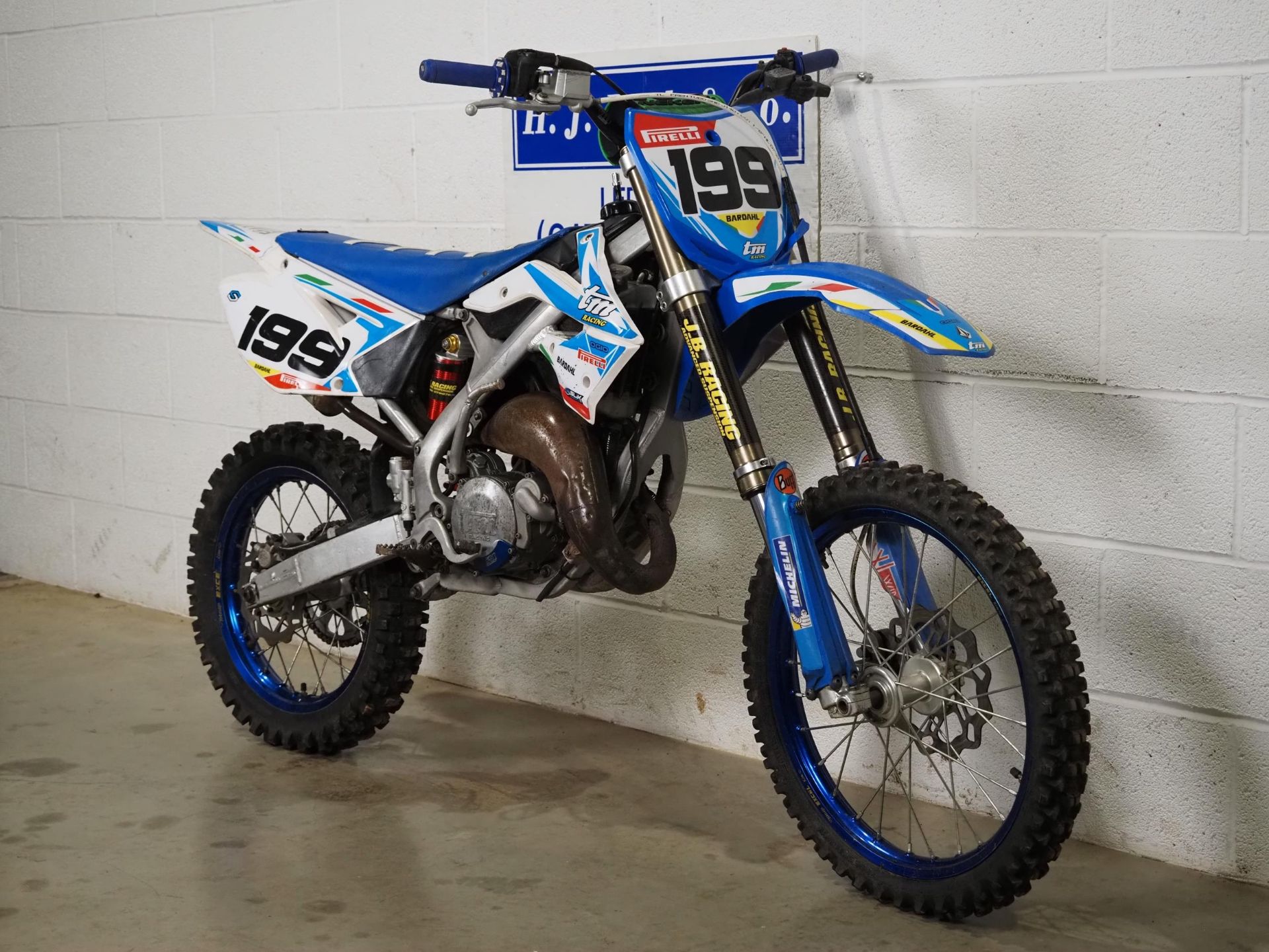 TM85 big wheel moto cross bike. 2015. 85cc Runs and rides. Has had an overhaul by Neil Buttry to - Image 2 of 5