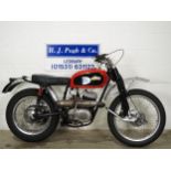 Cotton trials motorcycle. 1964. 250cc. Frame no. TC/87 Engine no. 607D/3456 Runs and rides, last