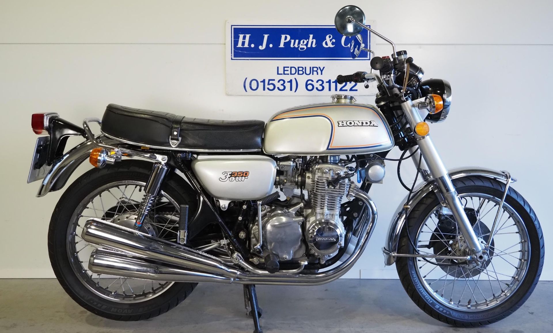 Honda CB 350 Four motorcycle. 1973. 347cc Frame No. 1048198 Engine No. 1048244 Property of a - Image 2 of 12