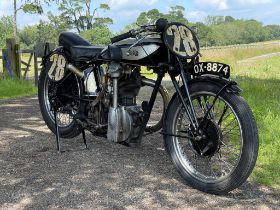 Norton model CS1 motorcycle. 1928. 499cc. Frame No. 30372 Engine No. 37875 Runs and rides. This 1928