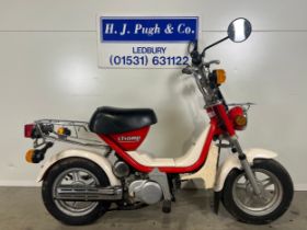 Yamaha Champ 50 moped. 1981. 50cc. Showing 23 miles from new. Has Nova number. Runs but requires