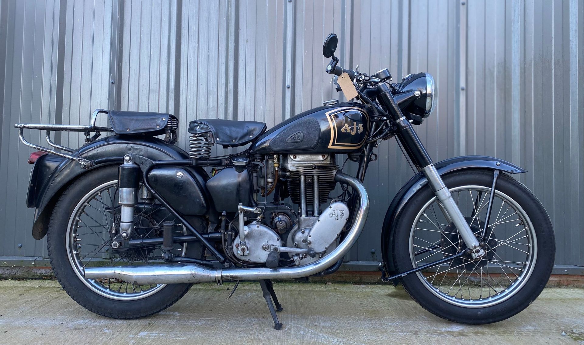 AJS 18S motorcycle. 1952. 498cc Frame No. 76770 Engine No. 19433 Last ridden in July 2023 so will
