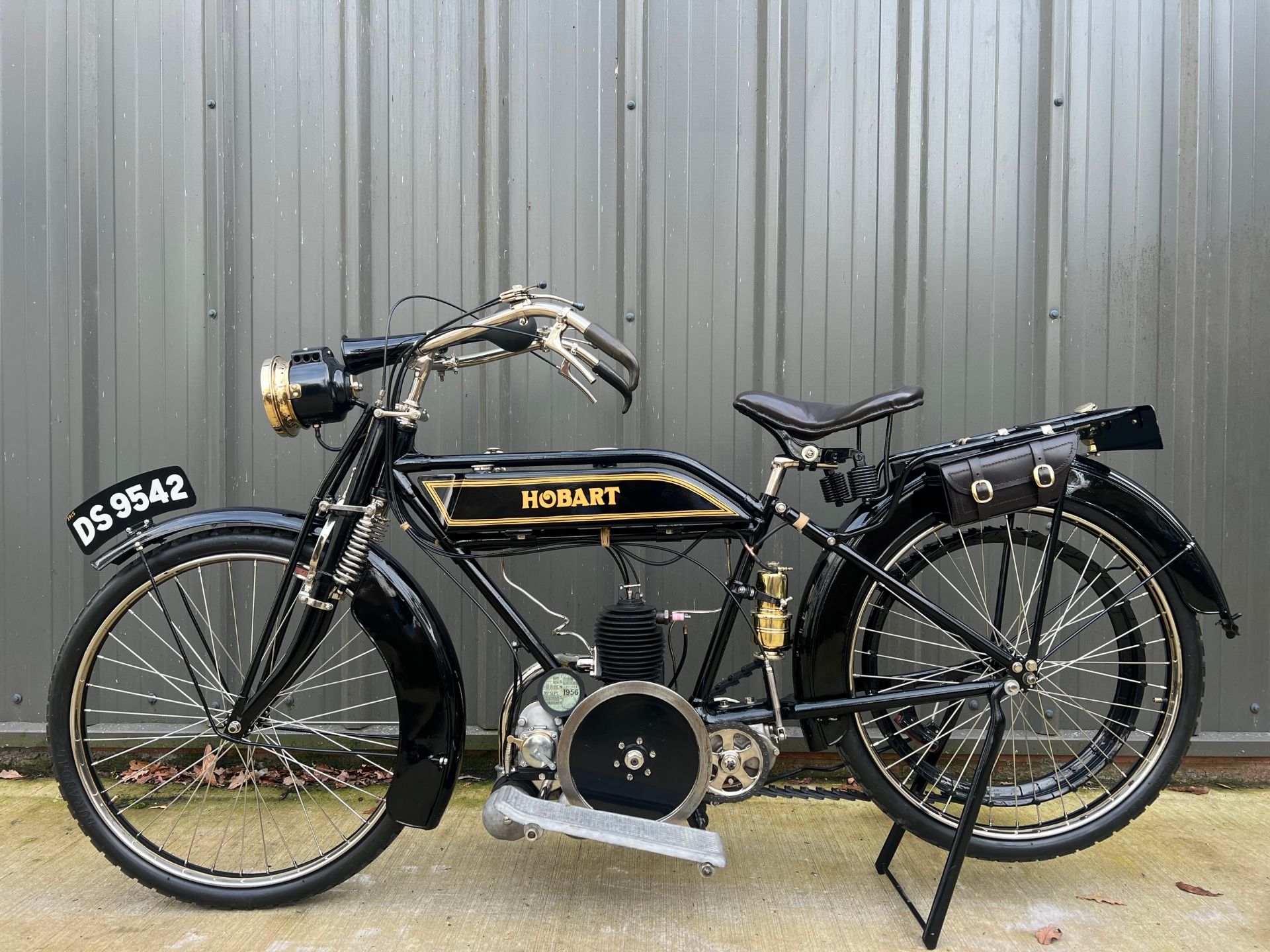 Hobart 2 Speed Flat Tank motorcycle. 1915. Frame No- 77466 Engine No- 06856 Believed to be the - Image 7 of 7