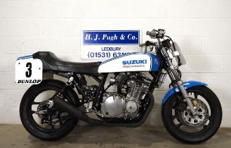 Suzuki custom built race bike. 997cc Frame No. GS1000-502047 Engine No. GS1000-143174 Runs and