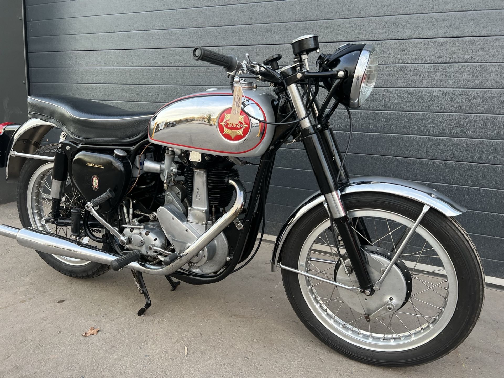 BSA B31 motorcycle. 1955. 350cc. Frame No. CB31 1167 Engine No. BB31 525 Alloy wheels with stainless - Image 2 of 8