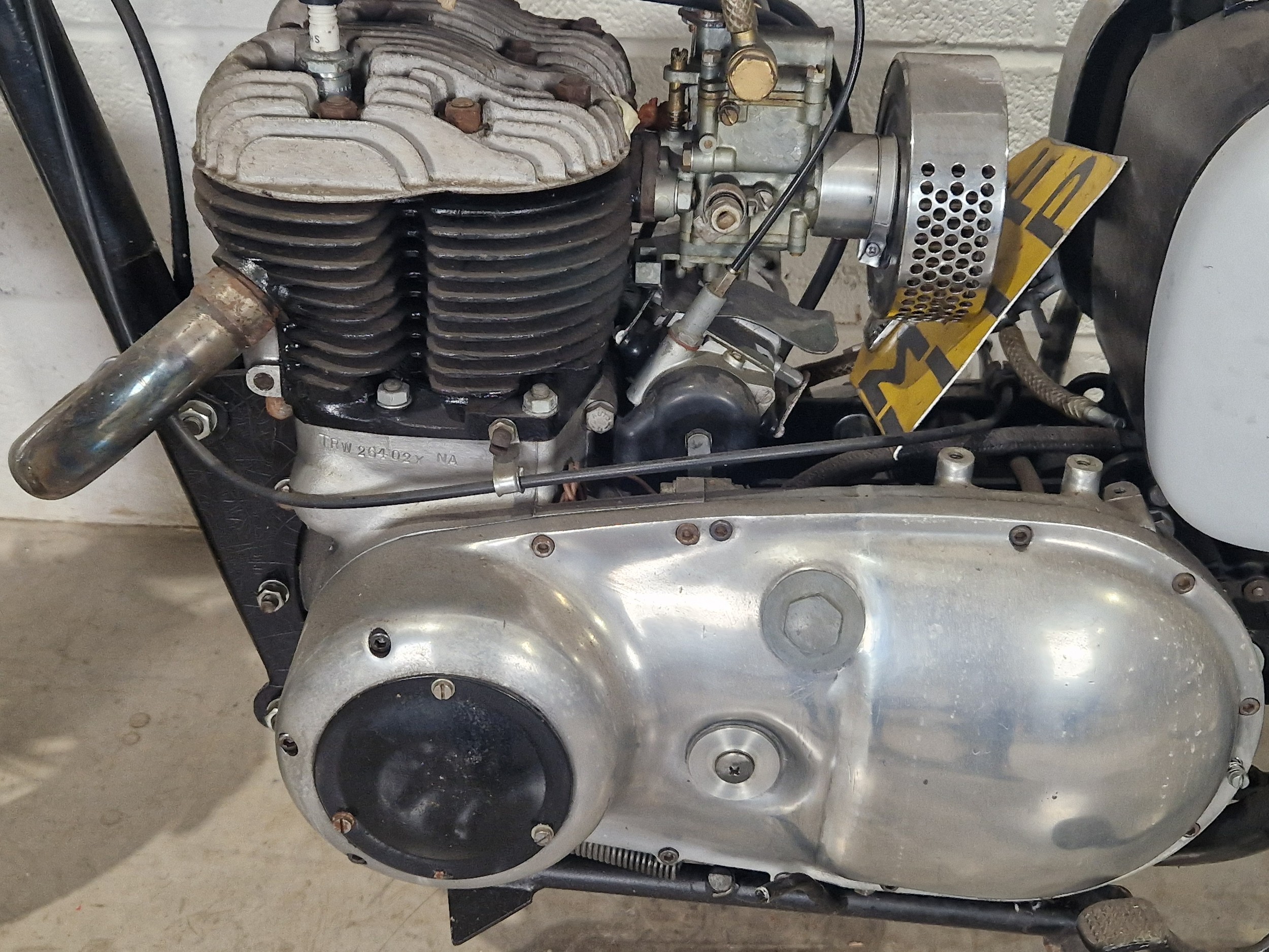 Triumph TRW motorcycle project. 1964. 500cc. Engine No. TRW26402X Believed to have been a factory - Image 5 of 7