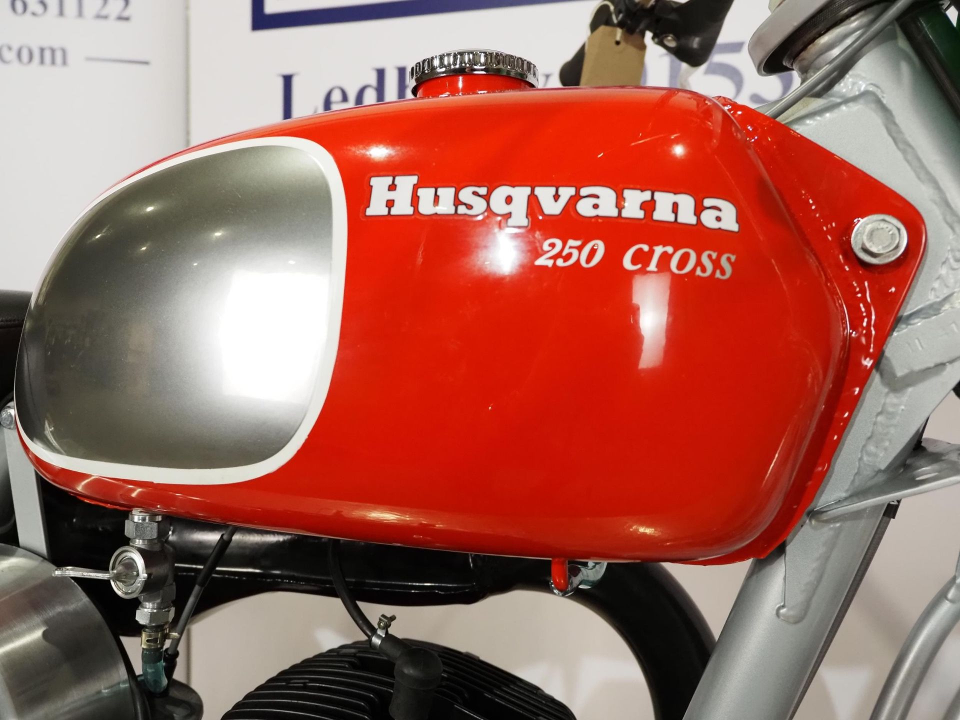 Husqvarna 250 motocross bike. 1971. 250cc. Frame No. 114132 Runs and rides. Has undergone a complete - Image 6 of 9
