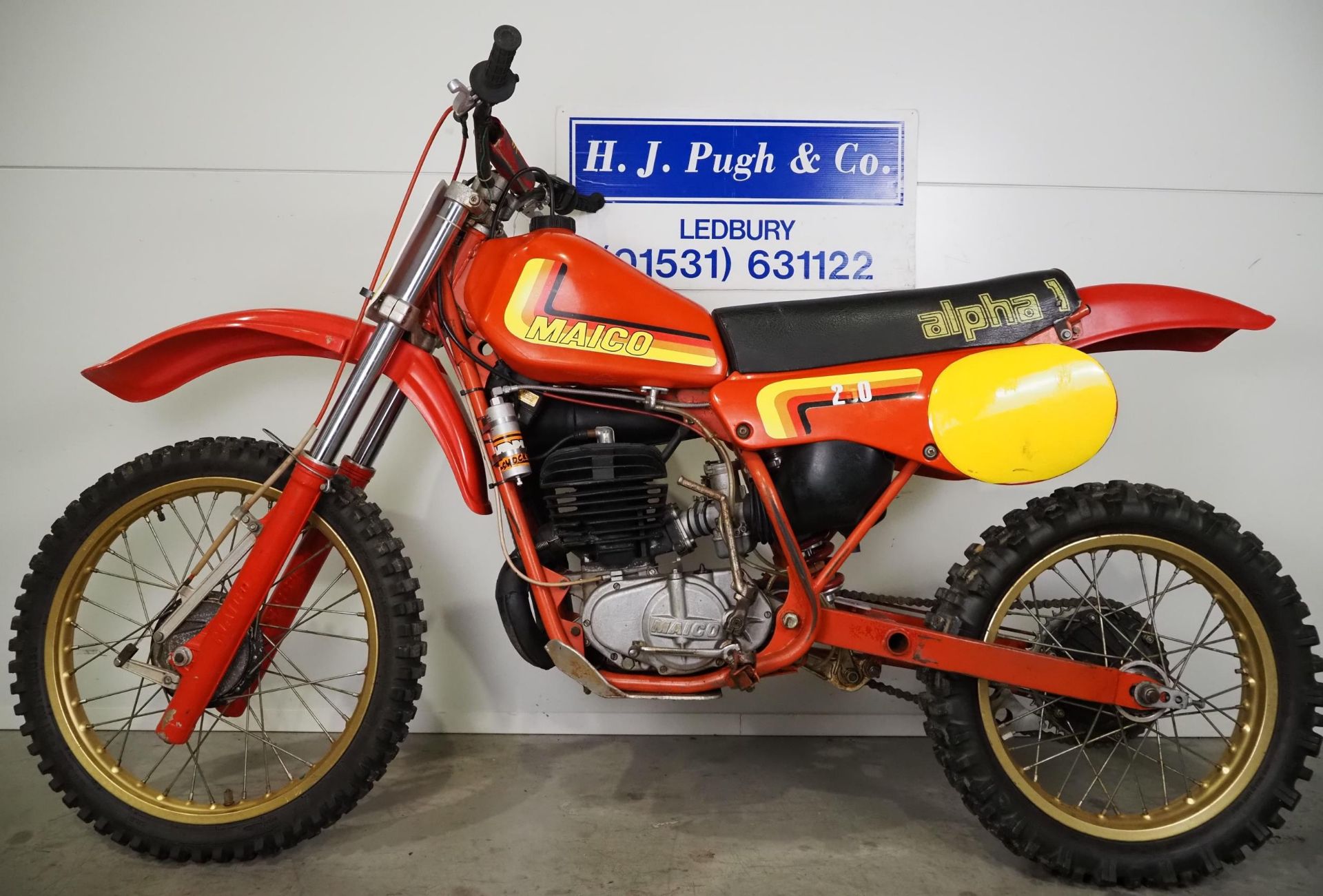 Maico MC250 motocross bike. 1982. 250cc. Frame No. 3531223 Engine No. MT3531165 Runs but requires - Image 9 of 9