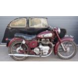 Royal Enfield Meteor sidecar outfit. 1956. 700ccFrame No. 713430Runs but has been dry stored for