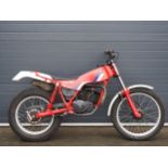 Fantic Trials 300 professional bike. 249 cc Frame No. 34001839 Engine No. 001842 Fitted with