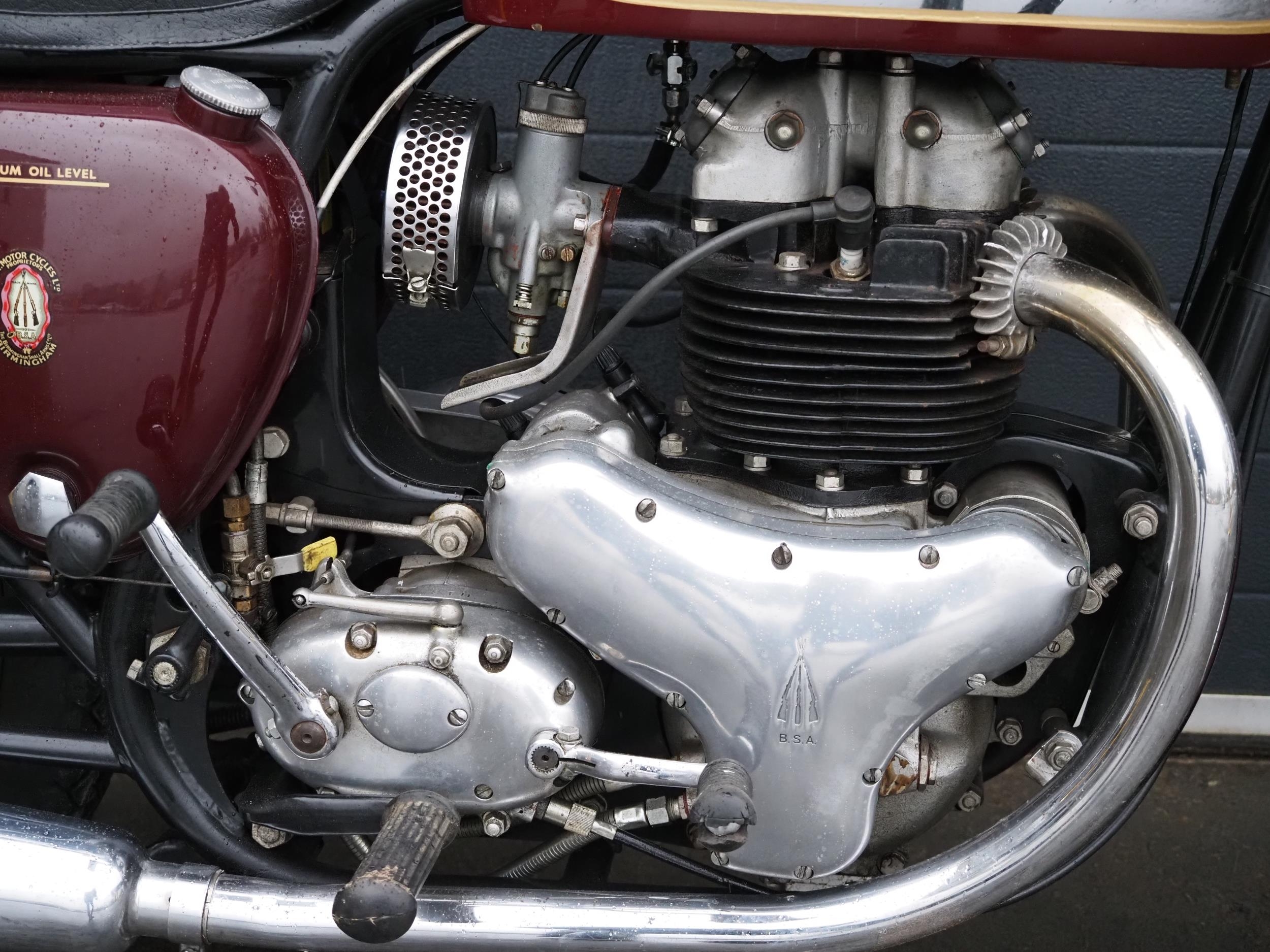 BSA A7 motorcycle. 500cc. 1959. Frame No. A716580 Engine No. CA7 1620 Runs and rides well, lots of - Image 5 of 6