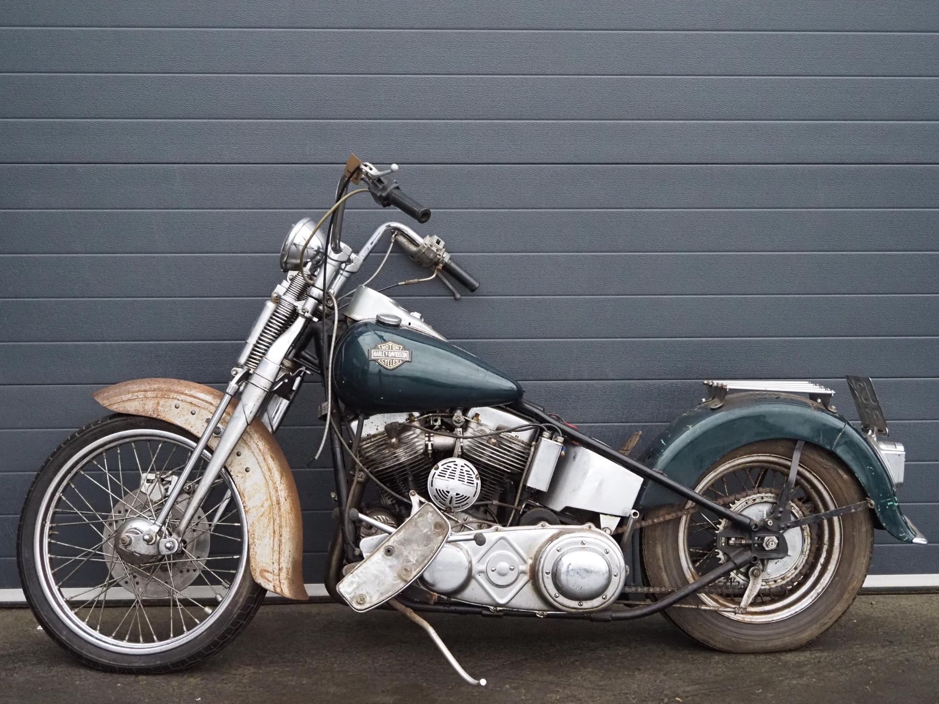 Harley Davidson Panhead motorcycle project. 1200cc. 1948. Frame No. SABTVR03931192176 Engine No. - Bild 6 aus 6