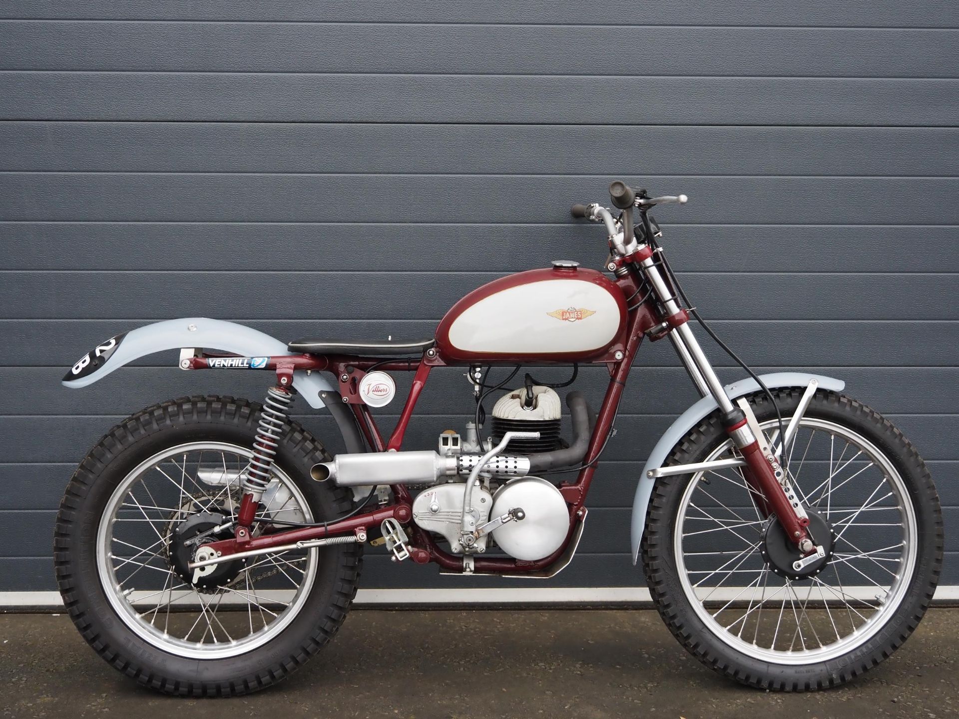 James trials bike. 197cc. 1960. Frame No. CL201400 Engine No. 365A33476 Runs and rides. Needs