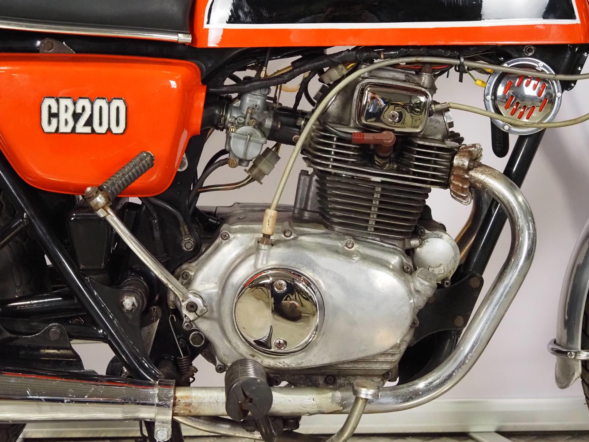 Honda CB200 motorcycle. 1977. 198cc Frame No. CB200 1039706 Engine No. CB200-1041972 Runs and rides. - Image 4 of 6