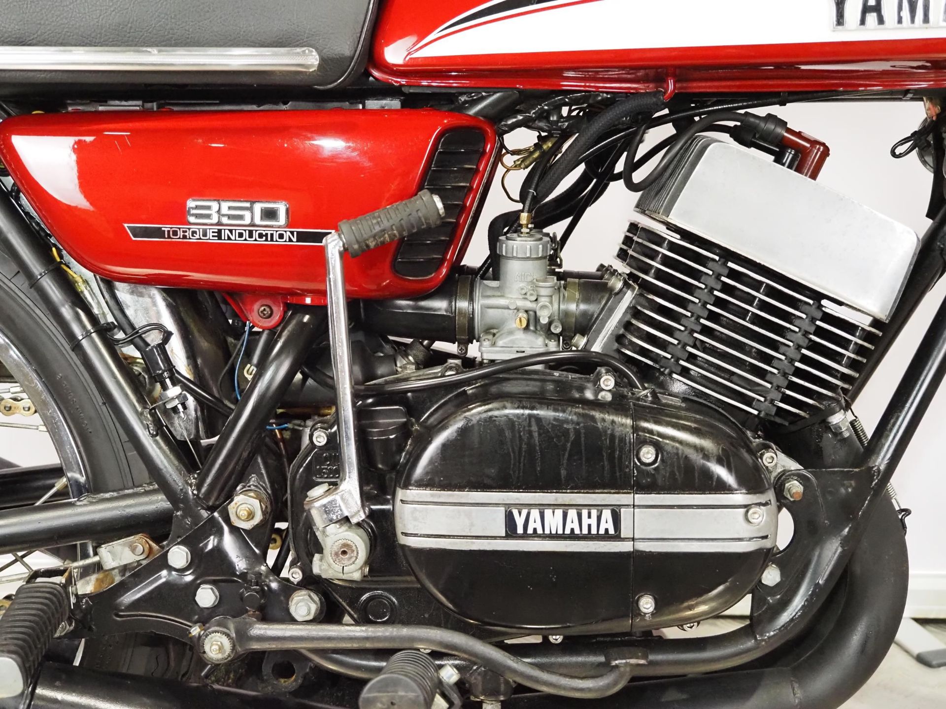 Yamaha RD350 motorcycle. 1972. 350cc. Frame No. 351108463 Engine No. 351108463 Runs and rides. MOT - Image 4 of 7