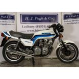 Honda 750F motorcycle. 1985. 749cc. Frame No. RC042400785 Engine No. RC04E2401381 Engine turns