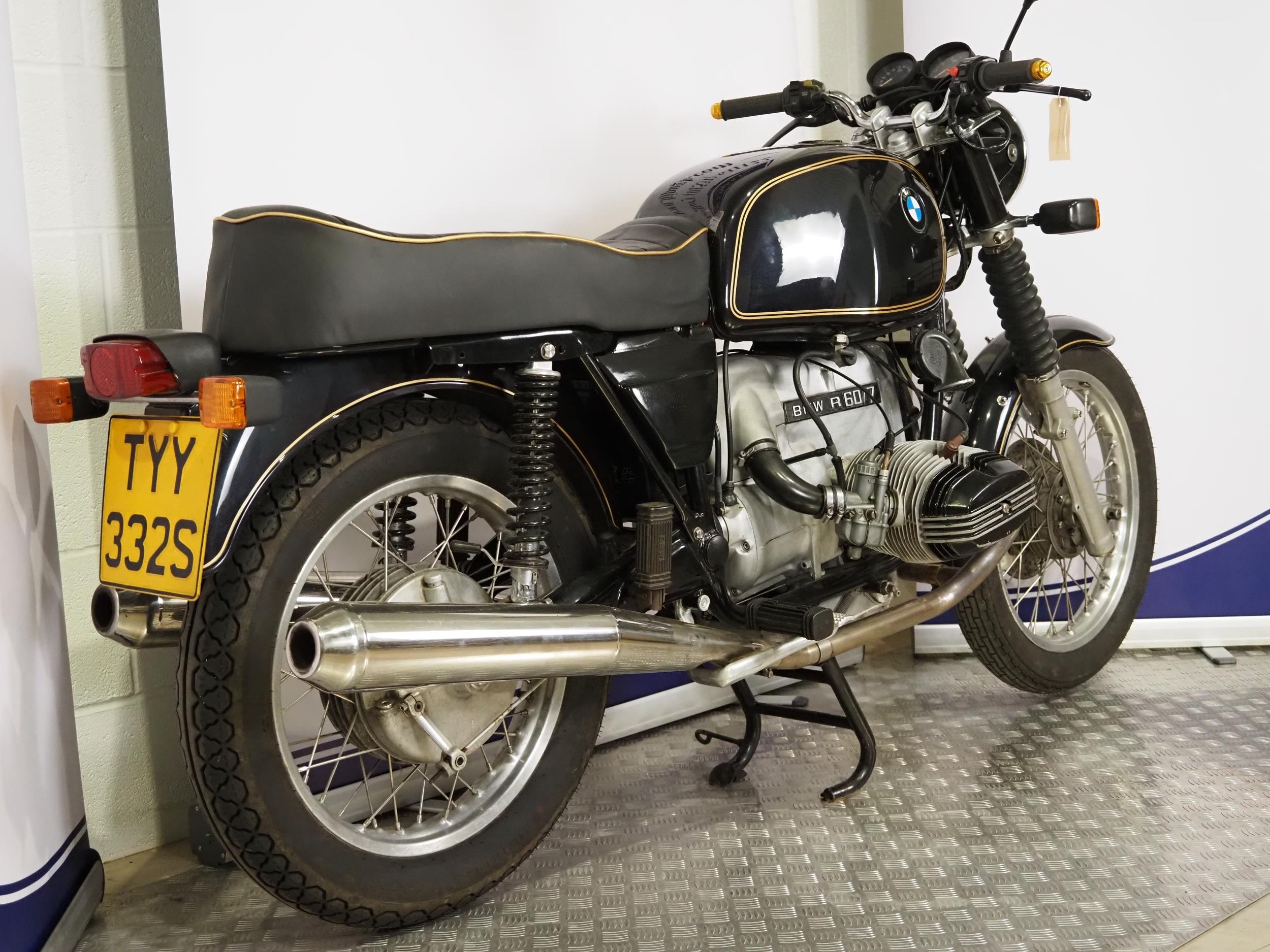 BMW R60/7 motorcycle. 1977. 599cc Frame No. 6005206 Engine No. 6005206 It had a engine rebuild - Image 5 of 8