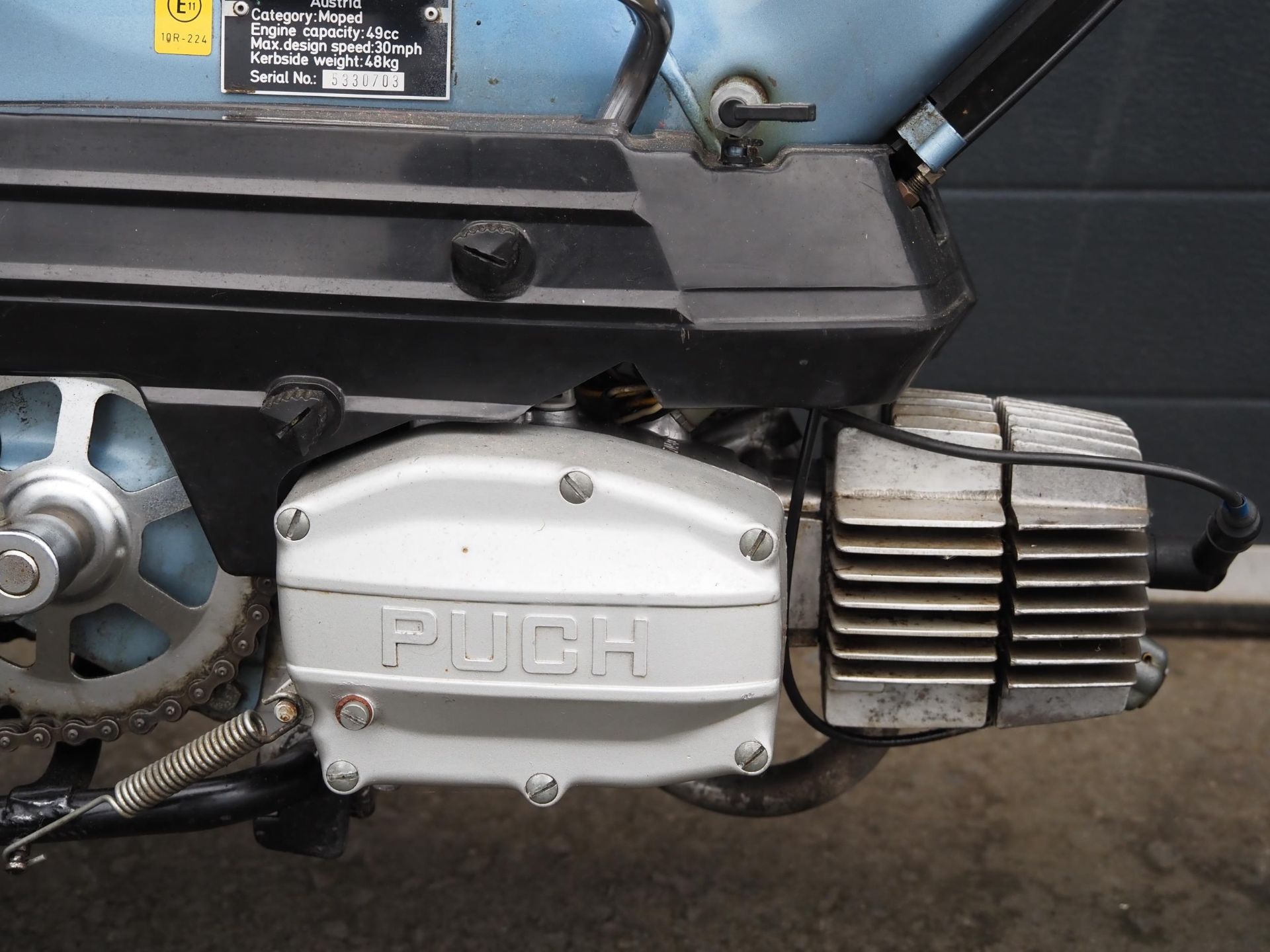 Puch Maxi S moped. 49cc. 1979. Frame No. 5330703 Engine No. 5330703 Runs and rides. Needs light - Image 4 of 7