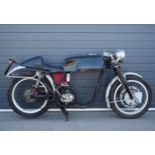 BSA Gold Star spec rolling chassis. Fitted Super Leggera top yokes, gearbox and special front