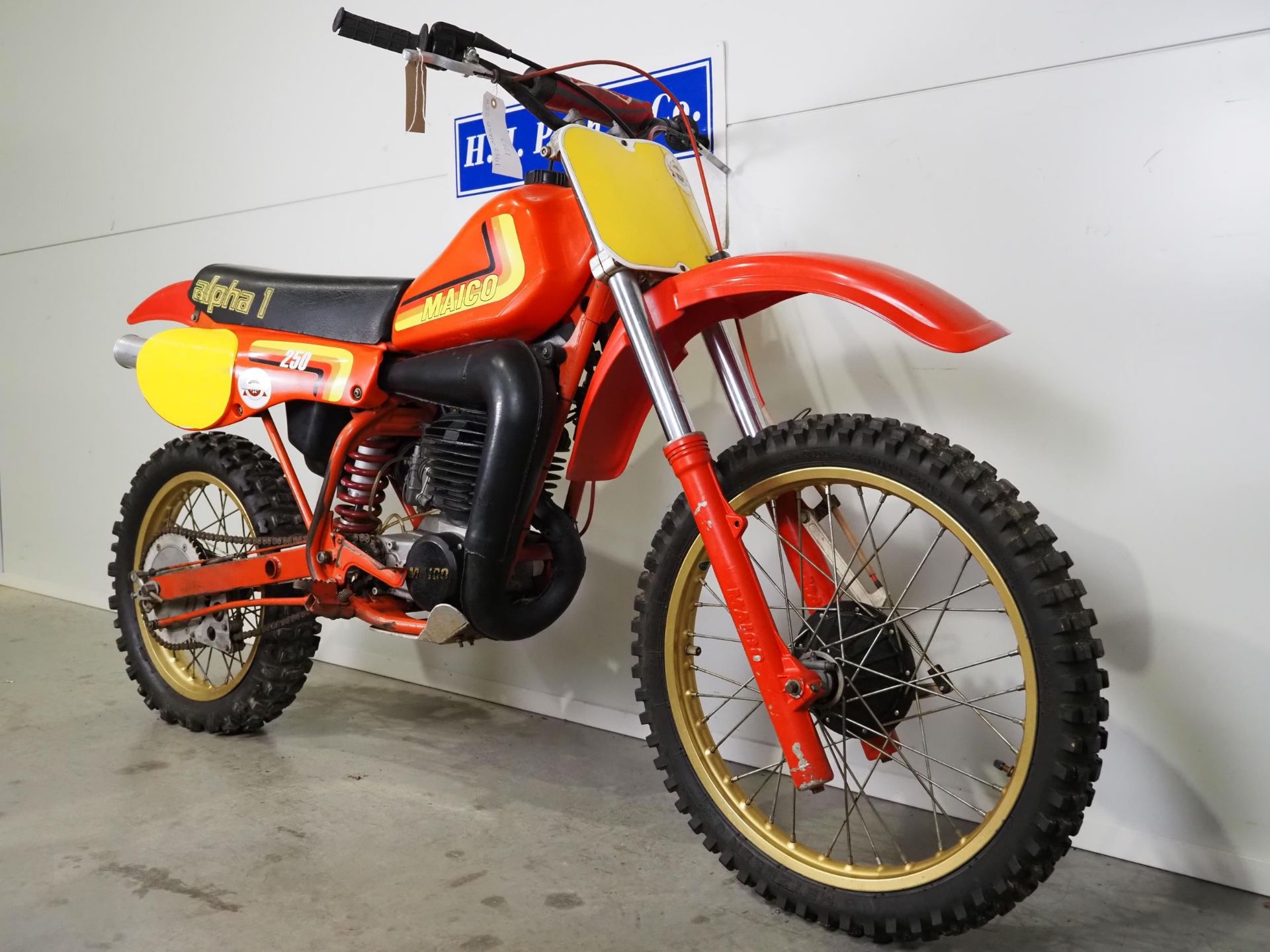 Maico MC250 motocross bike. 1982. 250cc. Frame No. 3531223 Engine No. MT3531165 Runs but requires - Image 3 of 9