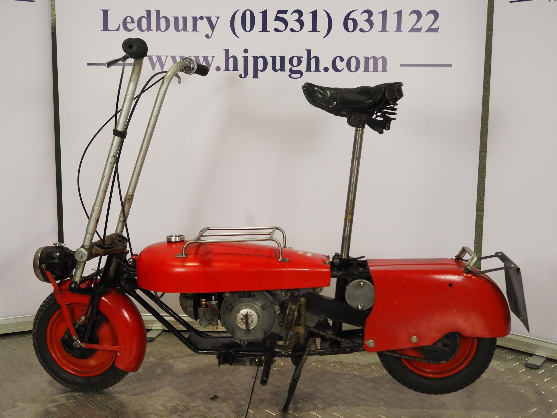 Brockhouse Corgi motorcycle. 1948. 98cc Frame No. 8116 Engine No. MK2W 16846 Runs and rides. Reg. - Image 7 of 7