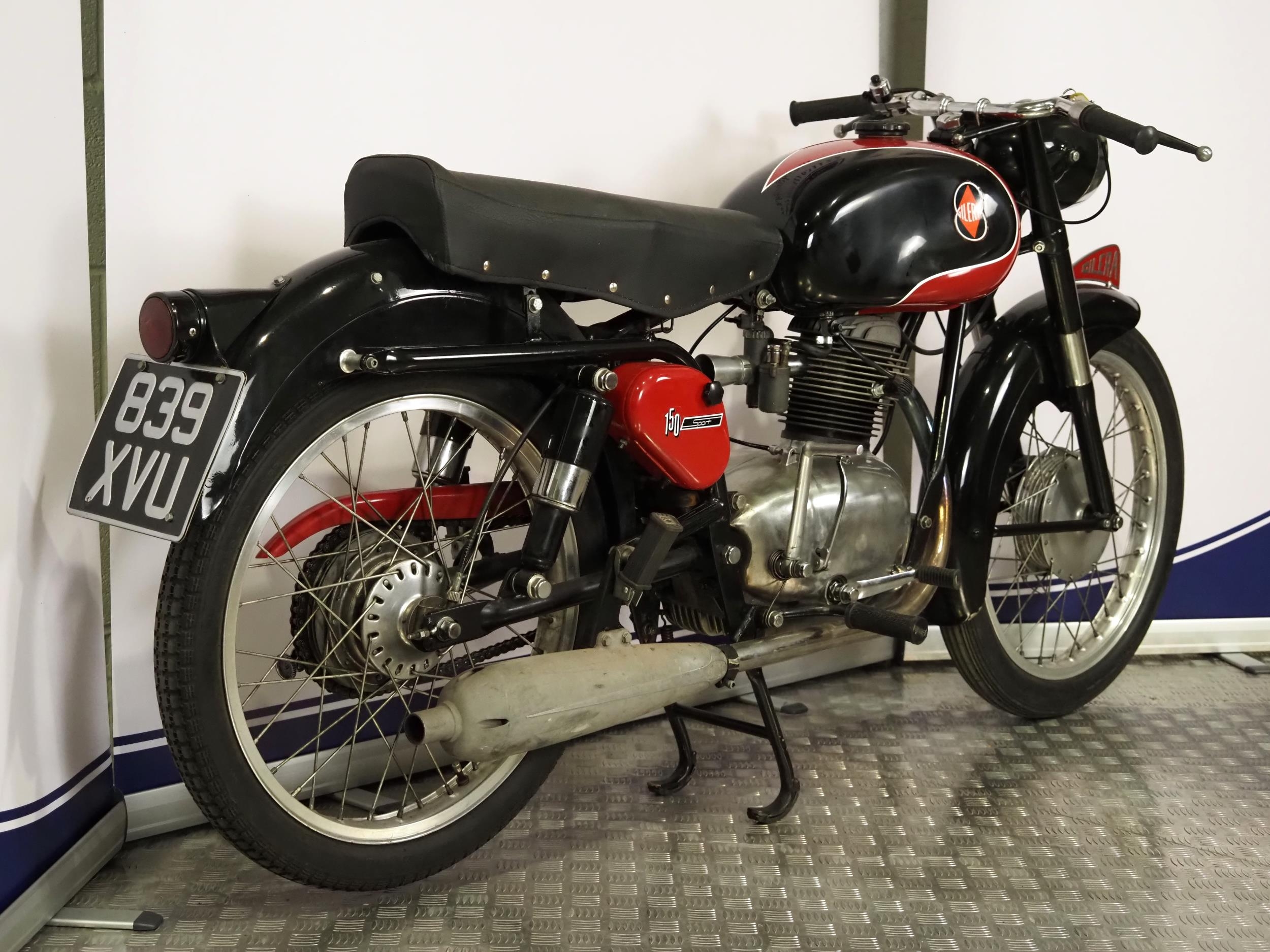 Gilera 150 Sport motorcycle. 1954. 150cc Frame No. 182-9354 Engine No. 188-4130 Runs and rides. Last - Image 4 of 7