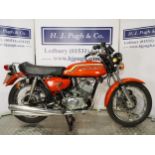 Kawasaki H1B 500 motorcycle. 1971. 498cc. Frame No. KAF-52740 Engine No. KAE-57019 Runs and rides.