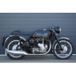 Velocette Venom motorcycle. 1967. 499cc. Frame No. RS15277Engine No. VM2693. Does not match V5.