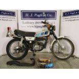 Yamaha Enduro 175 trail bike project. 1977. 171cc Frame No. 102031 Engine No. 102031 Engine turns