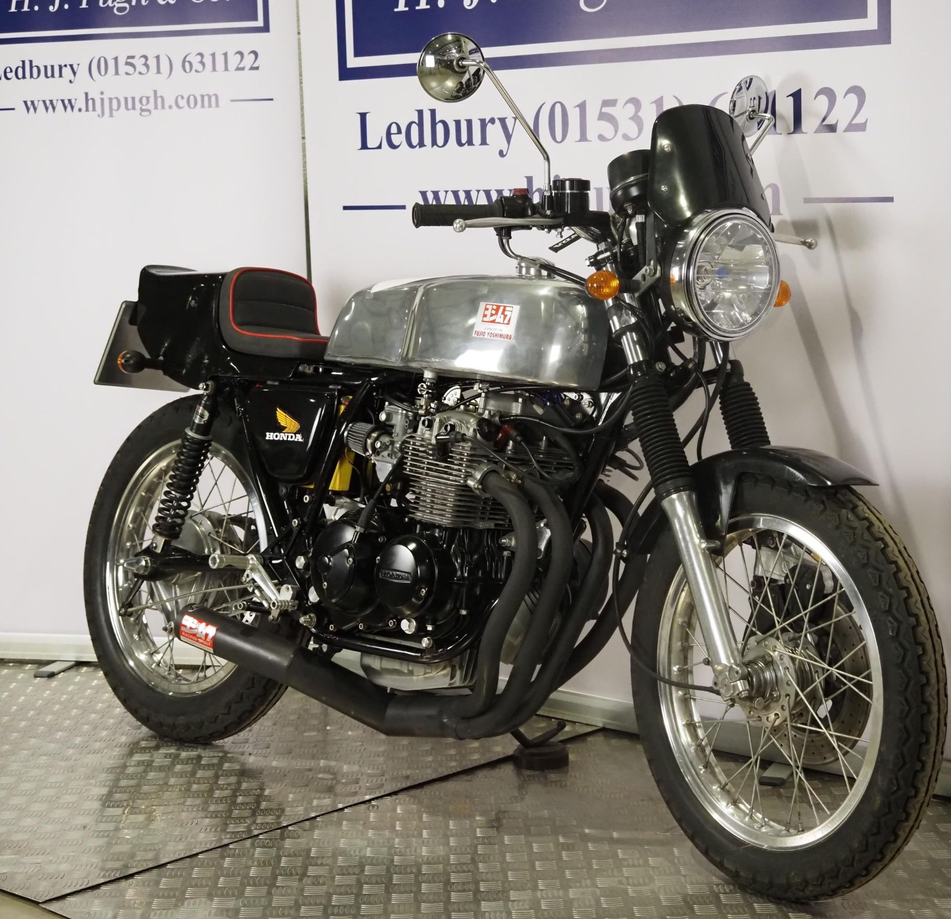 Honda CB400/4 custom motorcycle. 1977. 460cc Frame No. CB400F2-1075883 Engine No. CB400FE-1054348 ( - Image 2 of 8