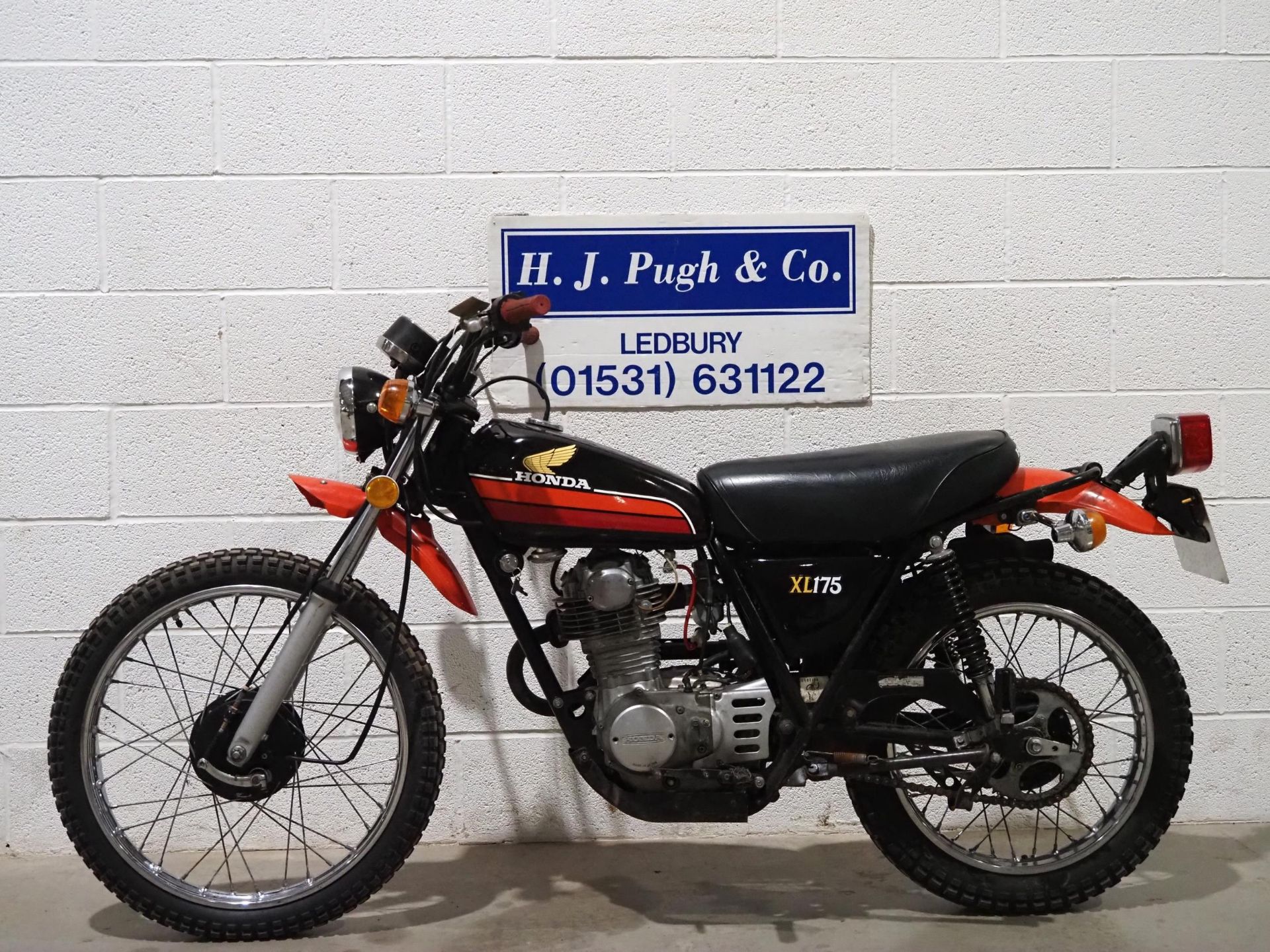 Honda XL175 motorcycle. 1978. 1733cc. Runs and last ridden in January 2024. Comes with coils and new - Image 7 of 7