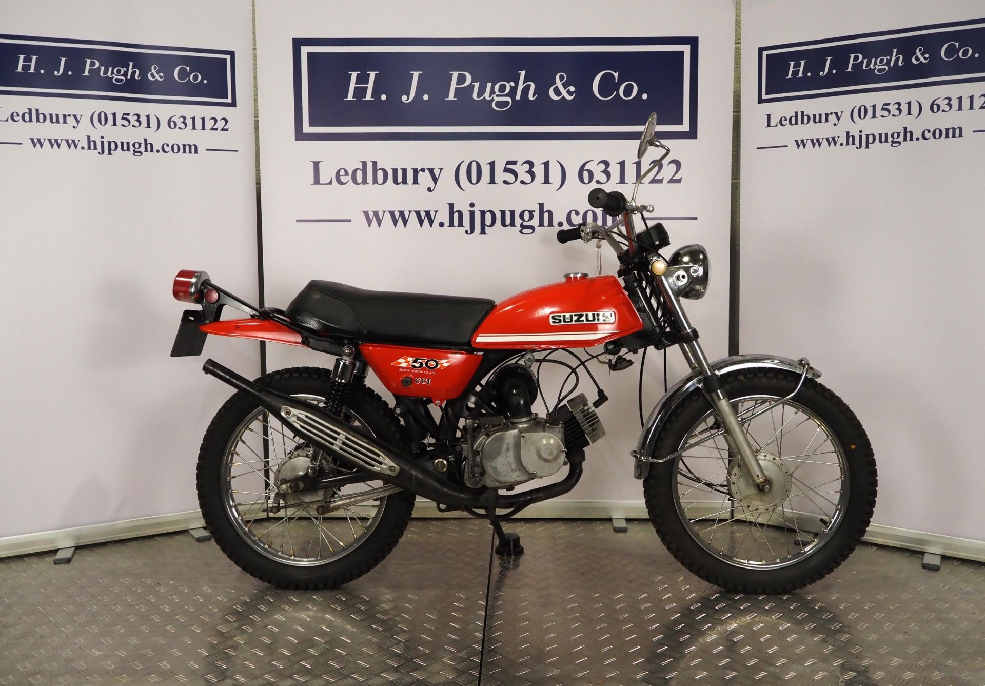 Suzuki TS50 motorcycle. 1971. 49cc. Frame No. TS50-16886 Engine number does not match V5. Runs and