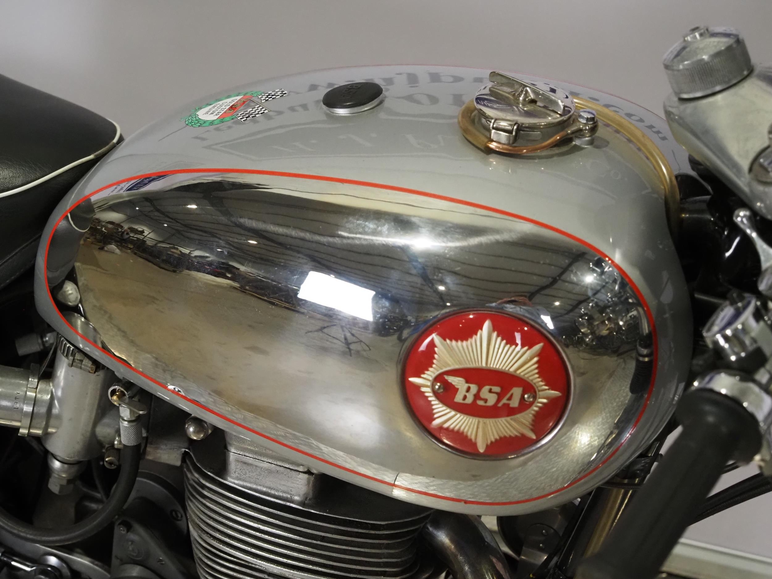 GSA Goldstar motorcycle. 1955. 500cc Frame No. CB32 2593 Engine No. DB34 GS 1084 Engine turns over - Image 7 of 9