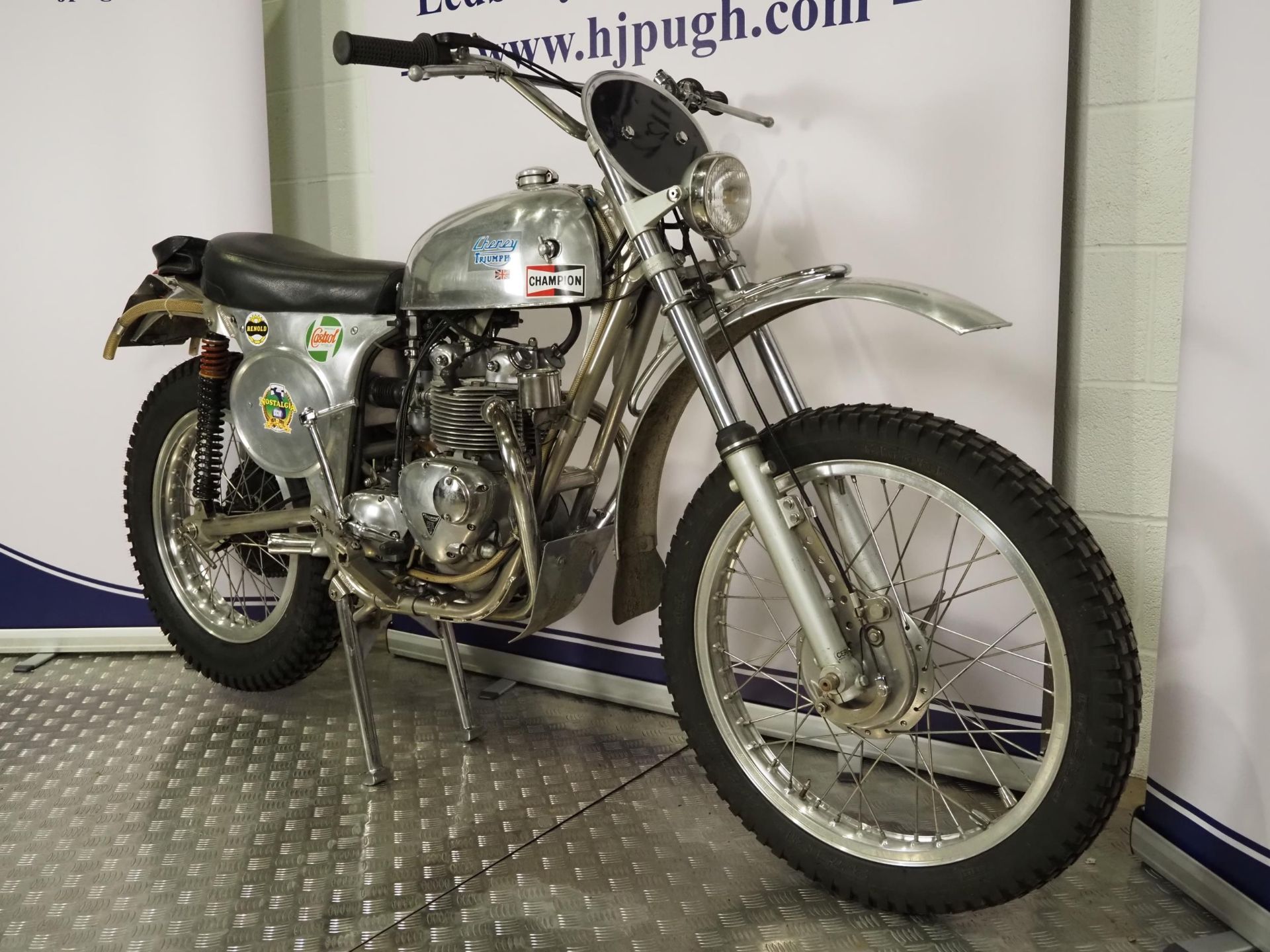 Cheney Triumph trials bike. 1970. 500cc Frame No-T109EC3679 Engine No. T100FC03679 Runs and rides, - Image 3 of 7