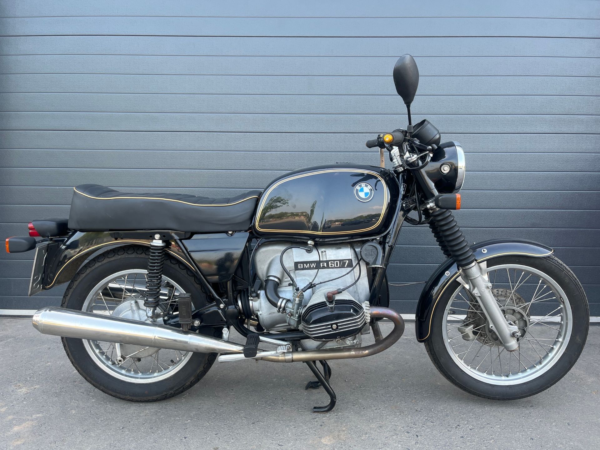 BMW R60/7 motorcycle. 1977. 599cc Frame No. 6005206 Engine No. 6005206 It had a engine rebuild