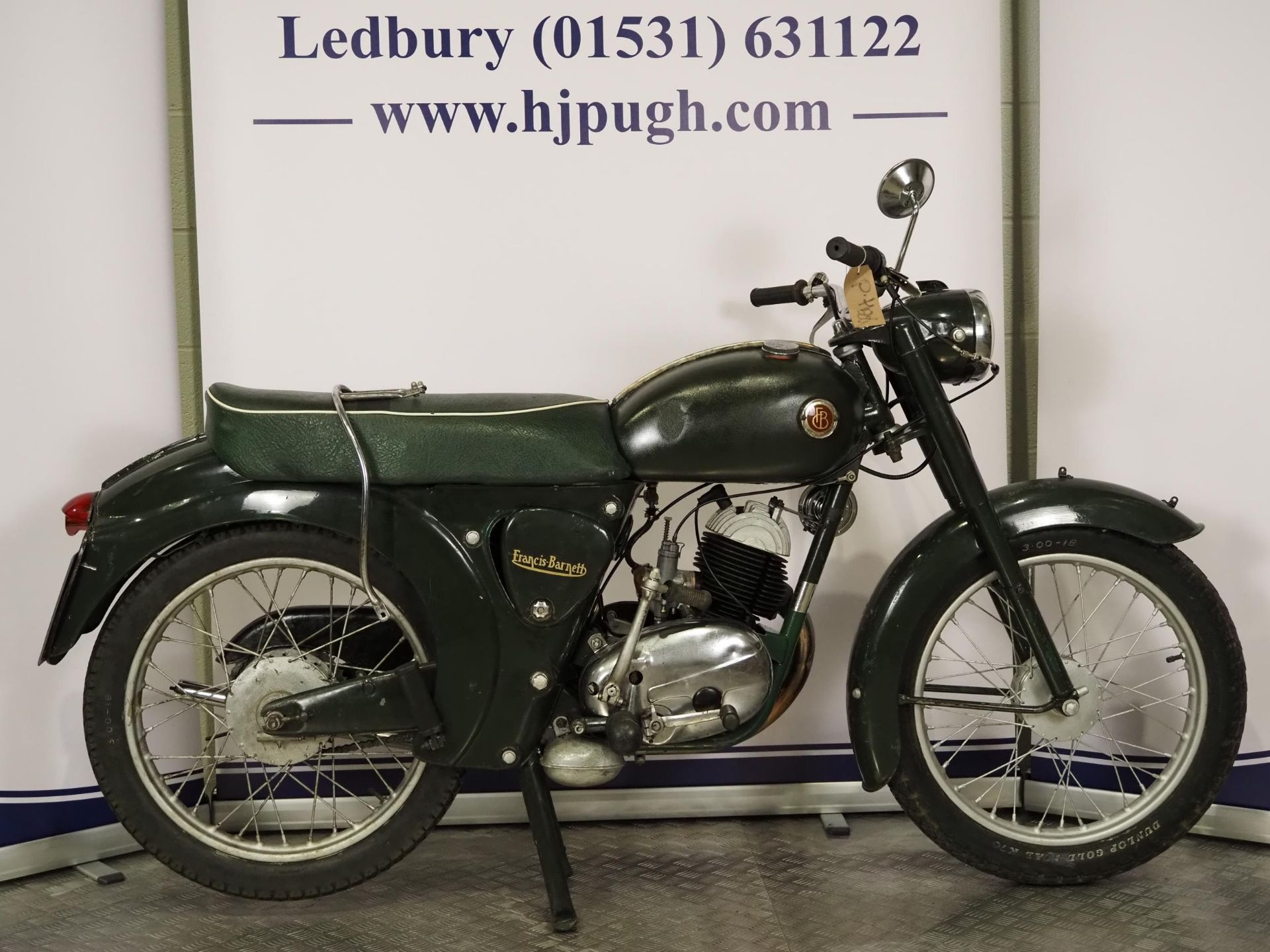 Francis Barnett Plover motorcycle. 1958. 150cc Frame No. 26943 Engine No. 15T8140M Runs and rides. - Image 2 of 7