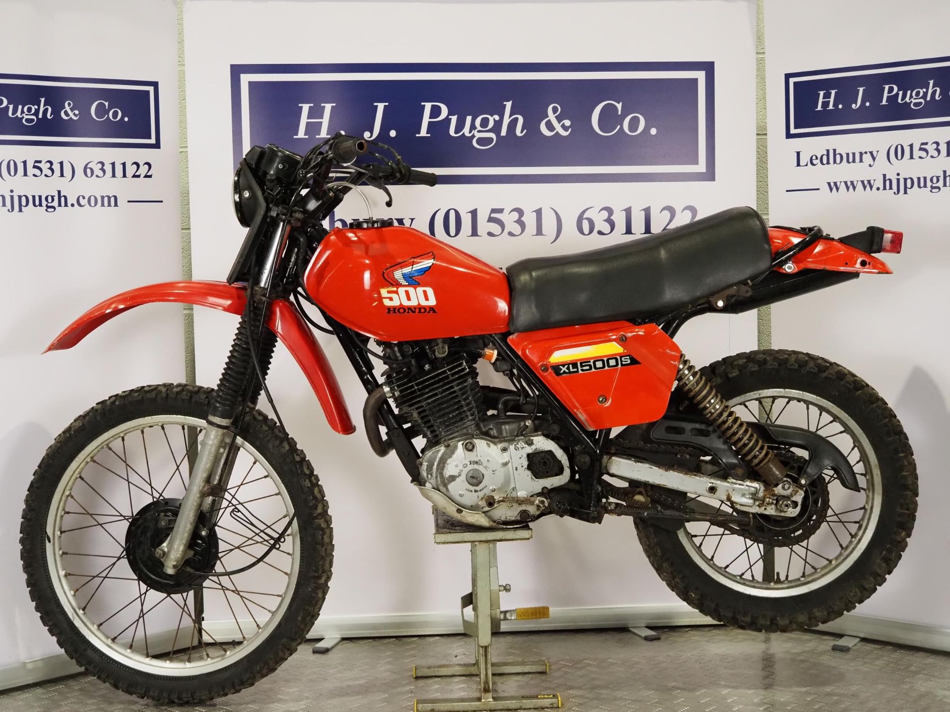 Honda XLS500R motocross bike. 1980. 499cc. Runs and rides. Import. Reg. JUX 363V. V5 and key. - Image 6 of 6