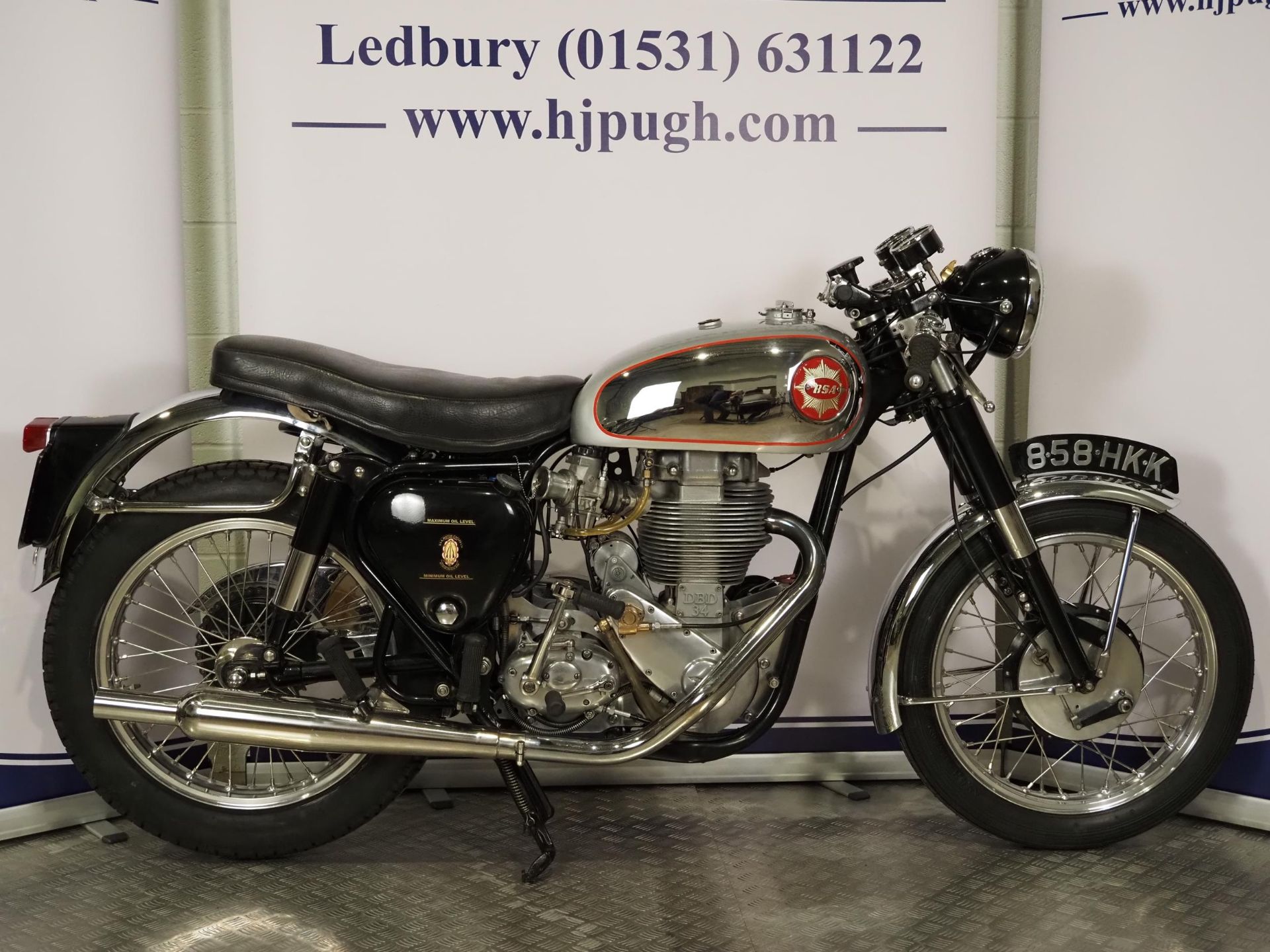 BSA Goldstar DBD 34 motorcycle. 1959. 500cc Frame No. CB328879 Engine No. DBD34GS4715 Fitted with - Image 4 of 10