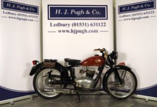 Gilera 125 Tourer motorcycle. 1949. 125cc Engine No. 16439 Good compression. Reg. 729 UXU. V5