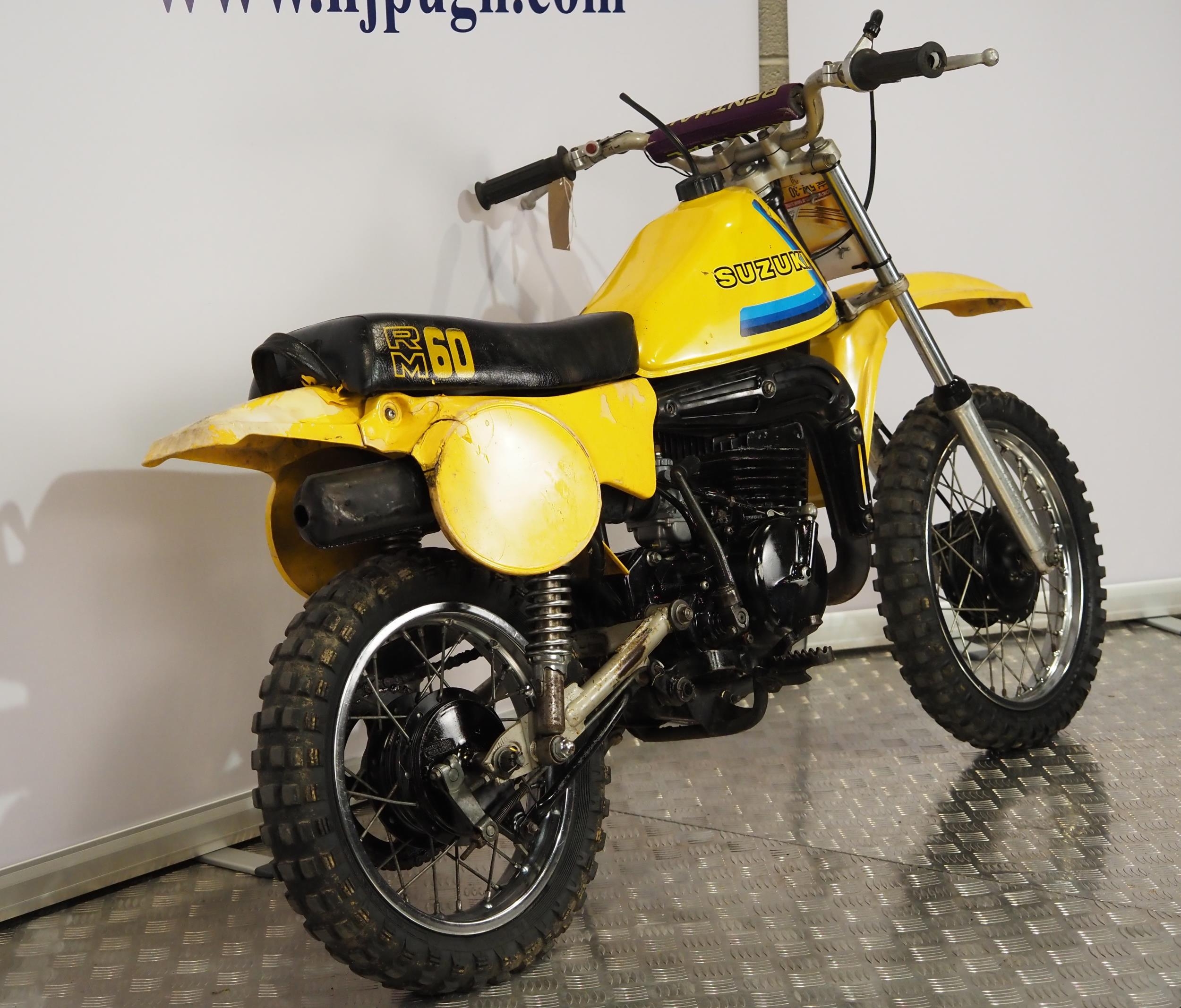 Suzuki RM60 childs scrambler. 1981. Frame No. RM60 -100061 Engine No. RM60-100149 Engine turns - Image 4 of 6