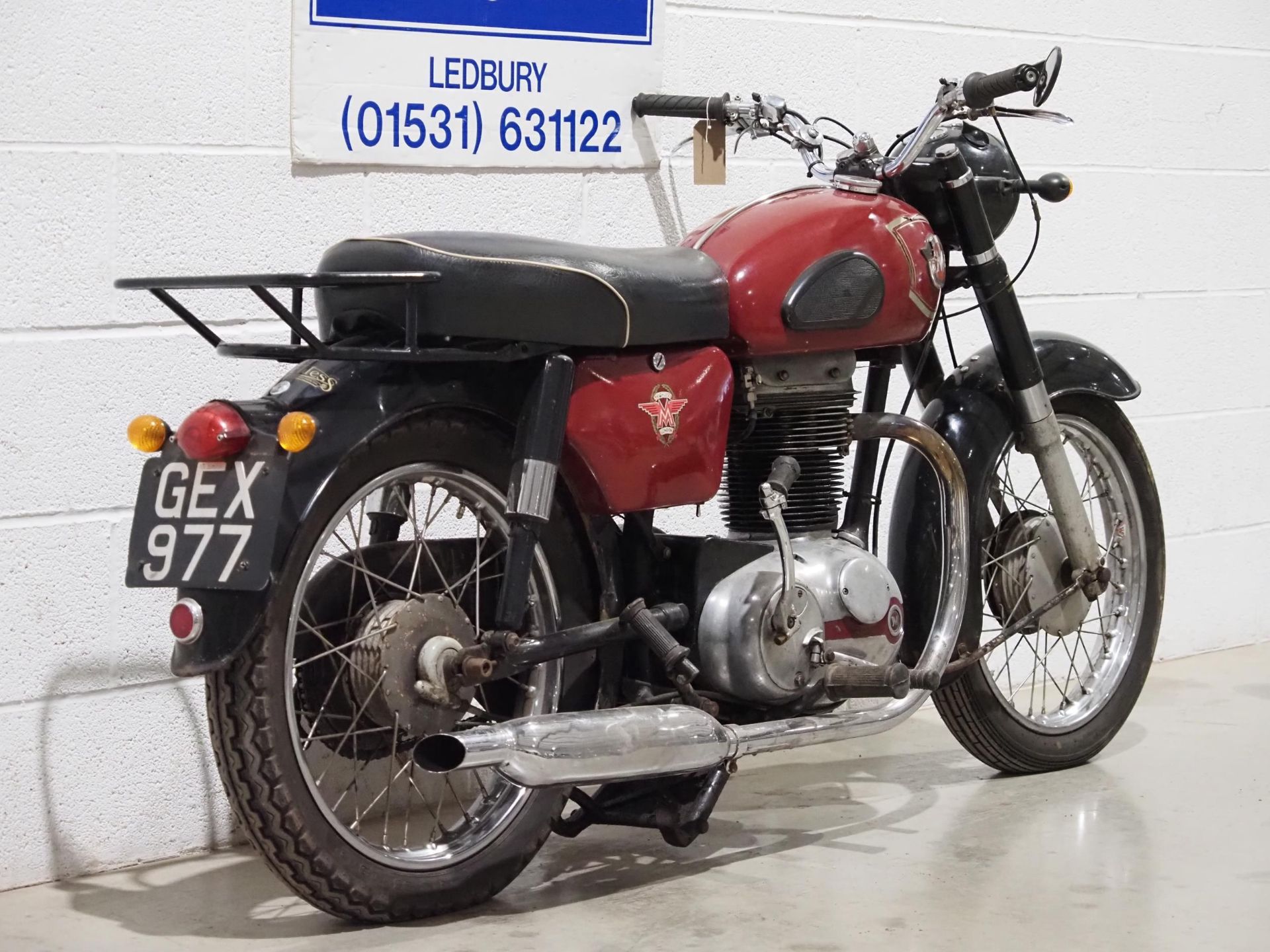 Matchless G5 Lightweight motorcycle. 1962. 348cc. Frame No. 12026 Engine No. 61/G52670 Engine - Image 3 of 6